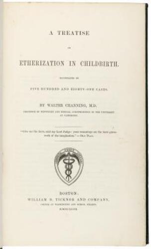 A Treatise on Etherization in Childbirth.