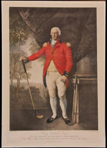 Henry Callender Esq. engraving with hand-coloring