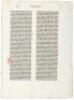 Leaf from the 1462 Fust and Schoeffer Bible - 2