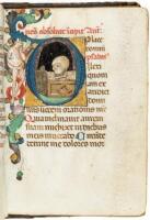 Illuminated manuscript on vellum, Book of Hours in Latin