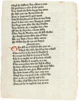 William Caxton - with an original leaf printed by Caxton