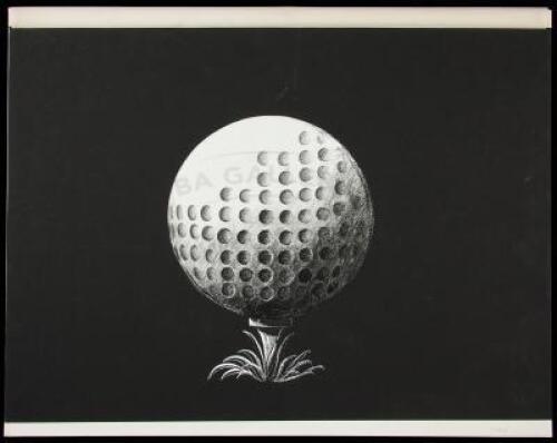 Eleven original sketches for a golf publication