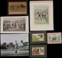 Collection of golfing art