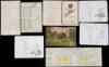 Eight golf score cards, signed by golfers or other notables