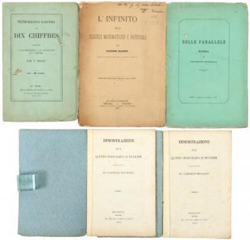 Twelve mid-19th century works on mathematics