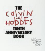 The Calvin and Hobbes Tenth Anniversary Book. - Inscribed by Watterson, with a small sketch of Calvin and Hobbes