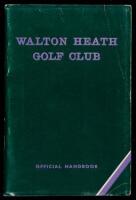 Walton Heath Golf Club [Handbook]