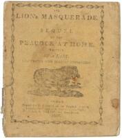 The Lion's Masquerade. A Sequel to the Peacock at Home