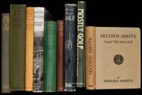 Nine volumes by Bernard Darwin