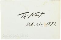 Clipped signature of "Father of the American Cartoon"