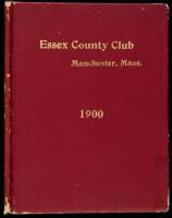 Essex County Club, Manchester, Mass 1900 - club annual