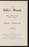The Golfer's Manual