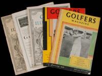 Five issues of Golf Illustrated & Golfers Magazine