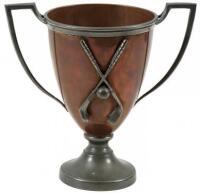 Mont View Golf Cup trophy - won by Edith M. Hopwood, October 5, 1910 - Presented by Delilah T. Hagan