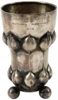 Small silver trophy cup awarded to the Lucerne Country Club Championship Runner Up, Louis Livingston, 1912