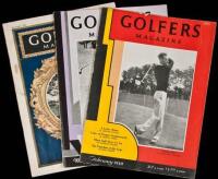 Golfers Magazine - three issues from 1927-1931