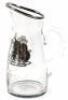 Glass pitcher, with engravings and silver overlay from a tournament at the Mountain View Country Club, Vermont - 2