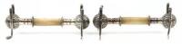 Pair of silver plated knife rests