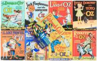 Lot of nine Junior Edition Oz titles by Baum