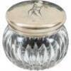 Art Nouveau vanity jar, with sterling silver lid - 2