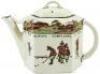 Royal Doulton Ceramic Teapot with Golfing Scenes