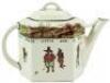 Royal Doulton Ceramic Teapot with Golfing Scenes - 2