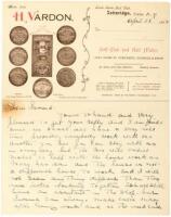 Autograph Letter, signed, on his business letterhead