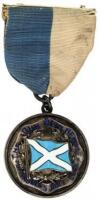 The John Reid Medal from St. Andrews Golf Club, in silver and enamel