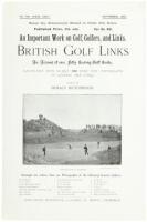 Advertisement for "British Golf Links", to the trade