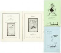 Four Golf Auction Catalogues