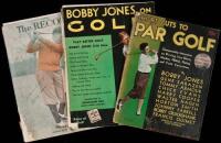 Three golf publications with Bobby Jones on the cover