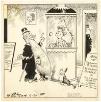 Original cartoon art for Spooky