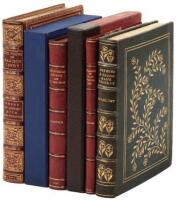 Five finely bound works