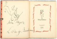 Fifi - inscribed by Bemelmans with a sketch of Fifi