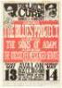 The Blues Project - The Sons of Adam - Quicksilver Messenger Service. Avalon Ballroom May 13-14, 1966