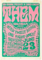 Them - New Tweedy Brothers. Fillmore Auditorium June 23, 1966