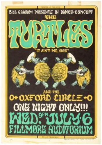 The Turtles - Oxford Circle. Fillmore Auditorium July 6, 1966