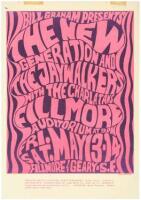 New Generation - The Jaywalkers - The Charlatans. Fillmore Auditorium May 13-14, 1966
