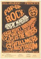 The Velvet Underground - Nico - The Mothers. Fillmore Auditorium May 27-29, 1966