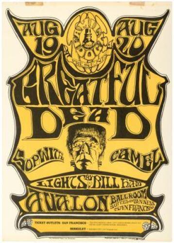 Greatful [sic] Dead - Sopwith Camel. Avalon Ballroom August 19-20, 1966