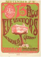 13th Floor Elevators - The Sir Douglas Quintet. Avalon Ballroom September 2-3, 1966