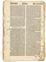 Fragment of approx. 143 leaves from the "Great Bible" of 1540