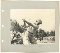 Large collection of photographs, showing Sam Snead, Ben Hogan and Byron Nelson, et al.