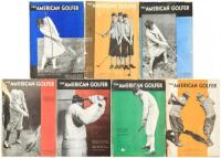 The American Golfer - seven issues