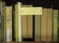 Fourteen golf books - many being different editions of Down the Fairway