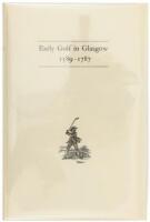 Early Golf in Glasgow, 1589-1787