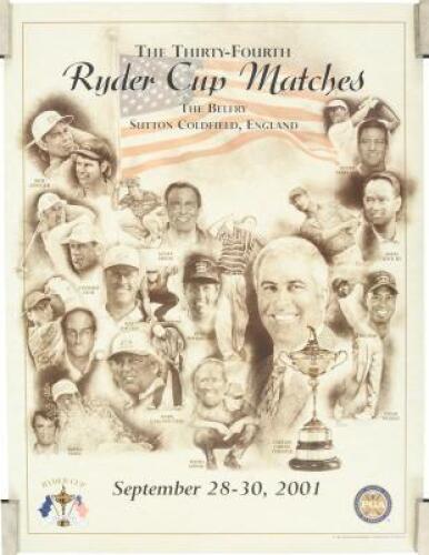 The Thirty-Fourth Ryder Cup Matches. The Belfry, Sutton Coldfield, England. September 28-30, 2001