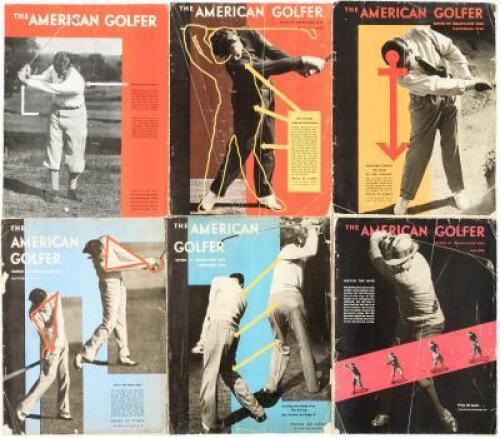 The American Golfer - six issues