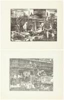 Six woodblock prints by Blanding Sloan