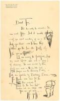 Autograph letter, signed, from the creator of the Kewpies